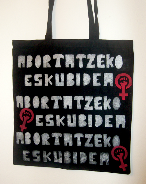 BOLSO TETA BAG NEGRO - ABORTATZEKO ESKUBIDEA